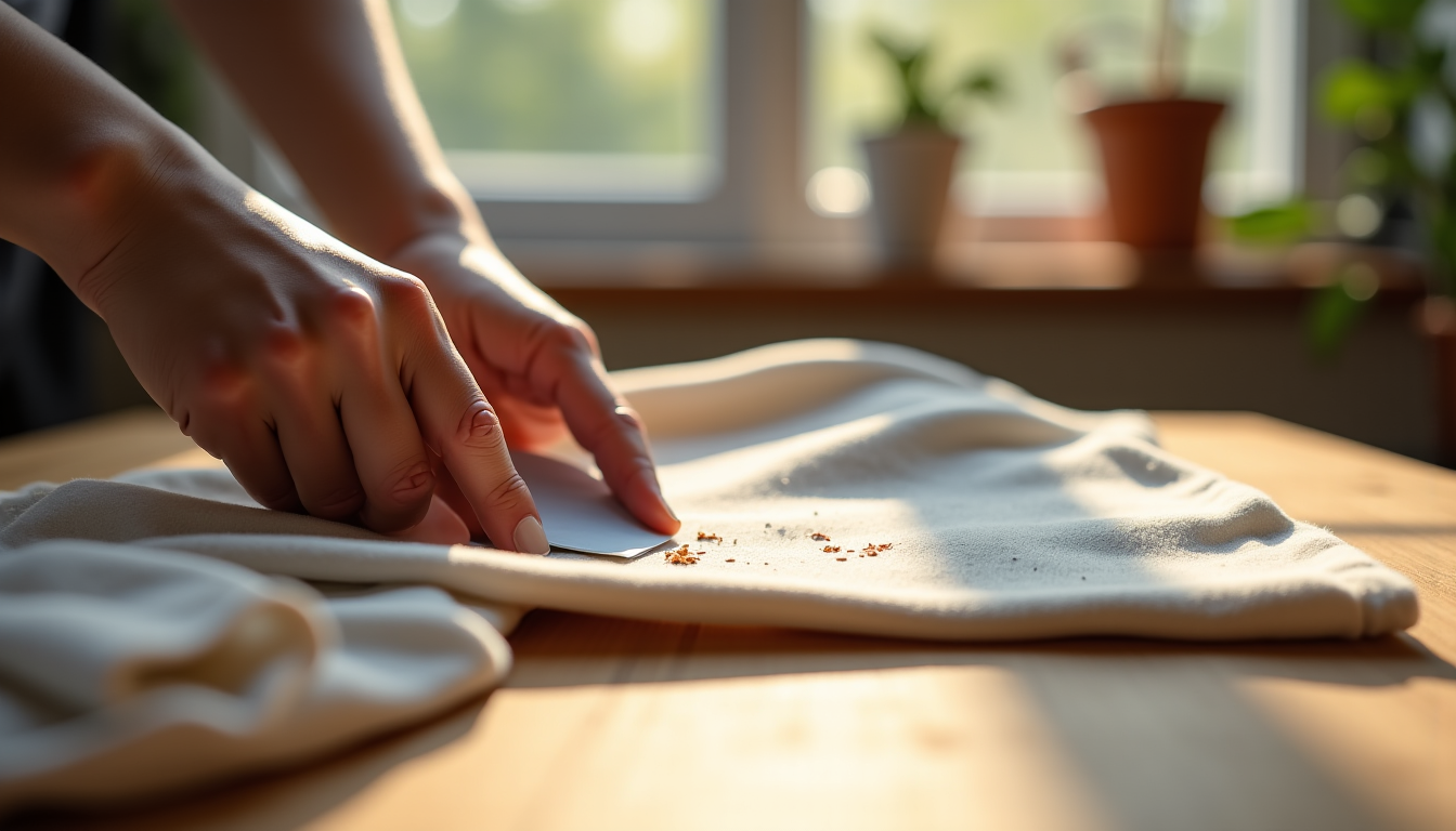 détacher un vêtement taché de sang : nos conseils — avant d'appliquer un quelconque produit, il est conseillé