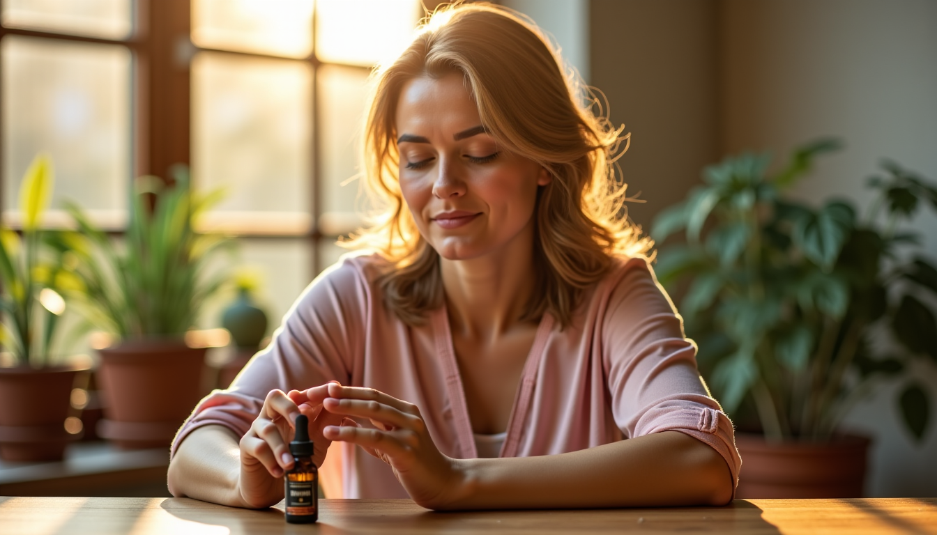 Illustration : définir le dosage optimal est une démarche personnelle. — bienfaits du cbd pour soulager les douleurs légères ?