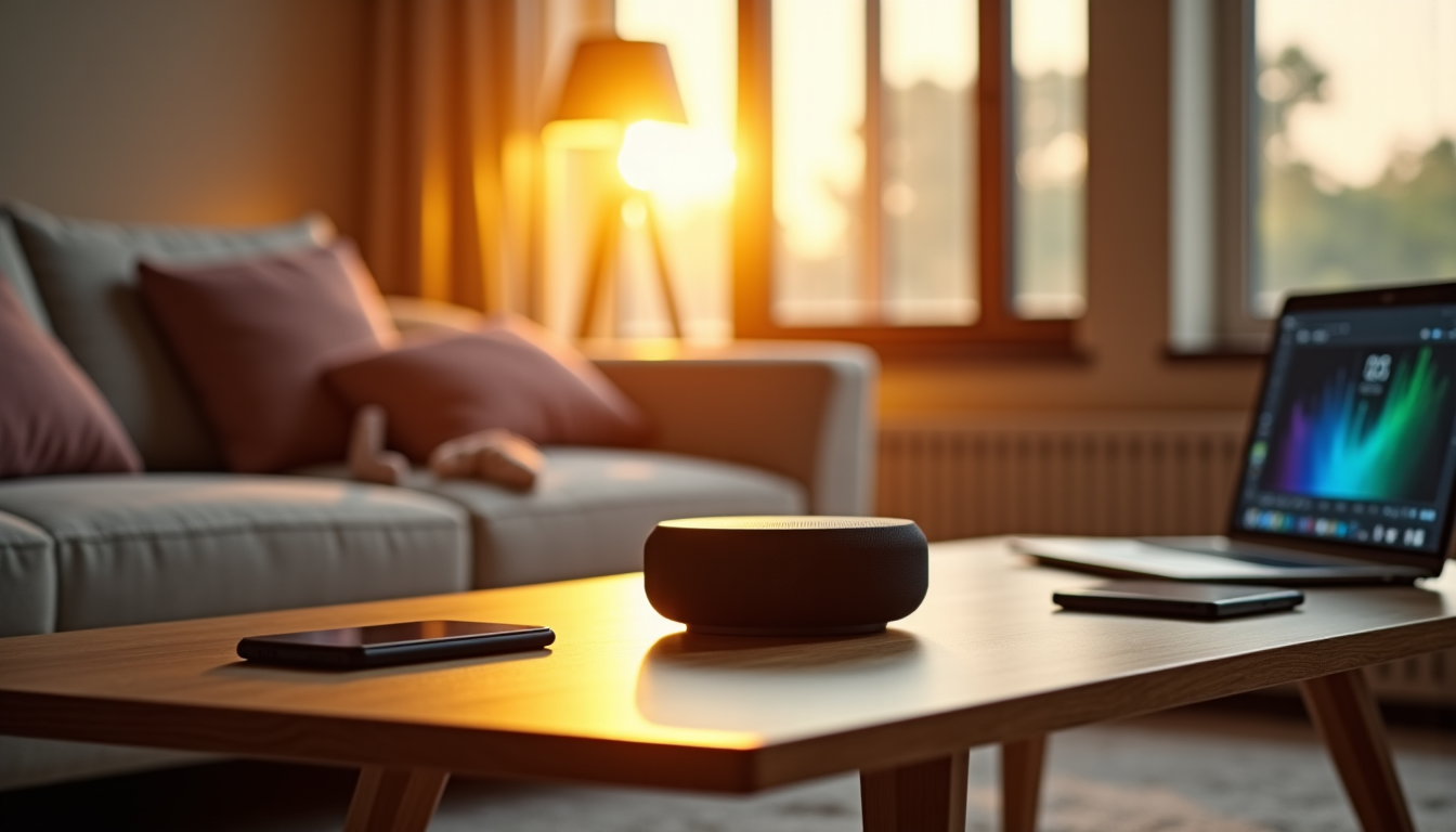 Illustration : ivers appareils, de lancer de la musique ou — l'impact des nouvelles technologies sur notre quotidien