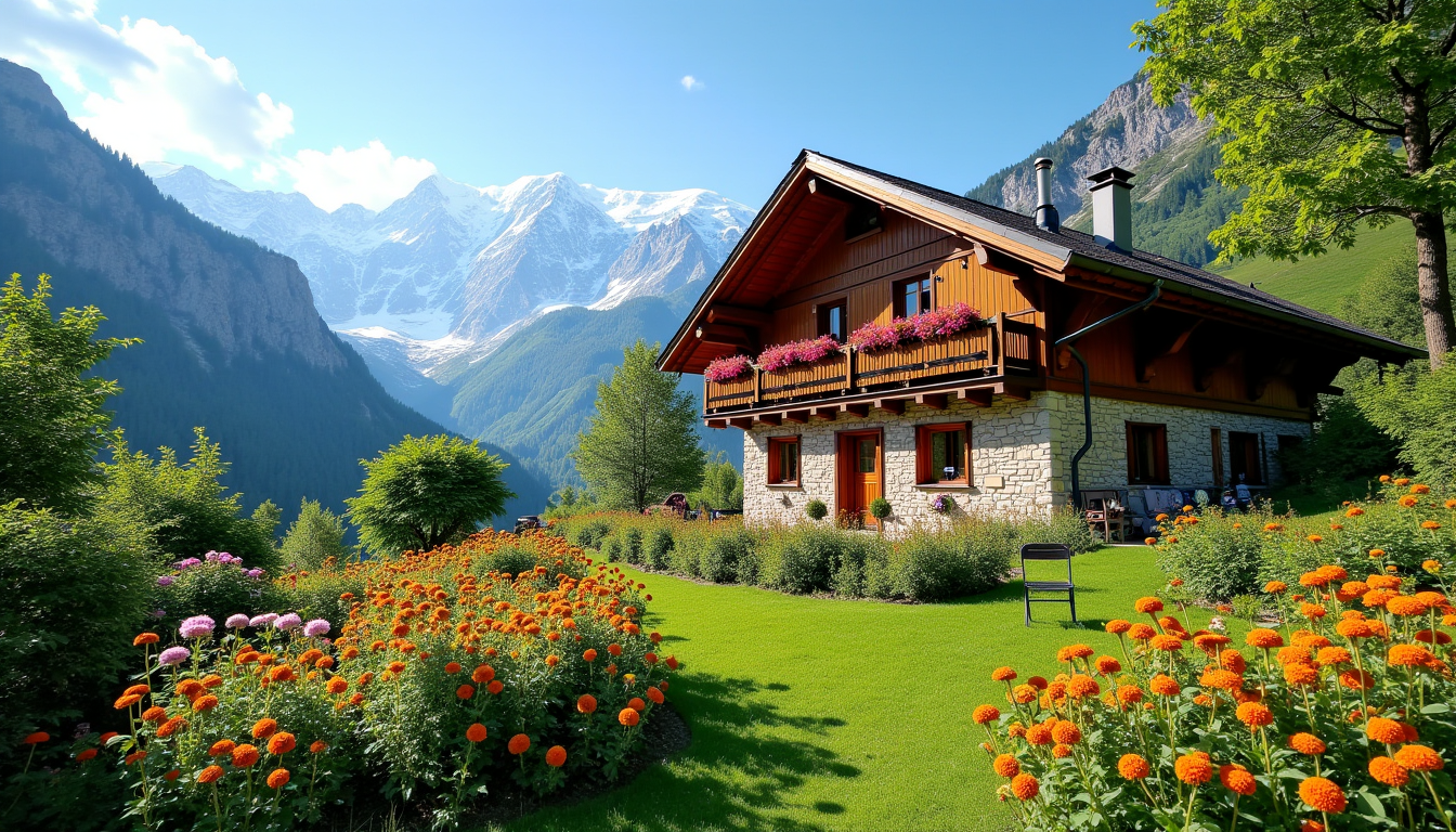 Illustration : immobilier local et un notaire pour sécuriser toutes — devenir propriétaire : est-ce le moment pour l'achat d'une maison en haute-savoie avec jardin ?