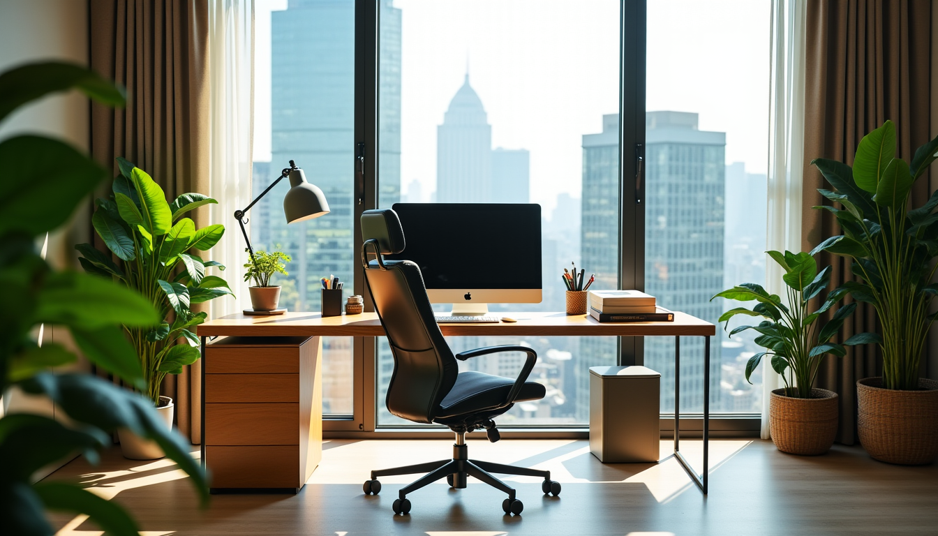 Illustration : chacun de ces éléments contribue à forger une — aménager son bureau : 10 astuces d'expert pour booster votre productivité