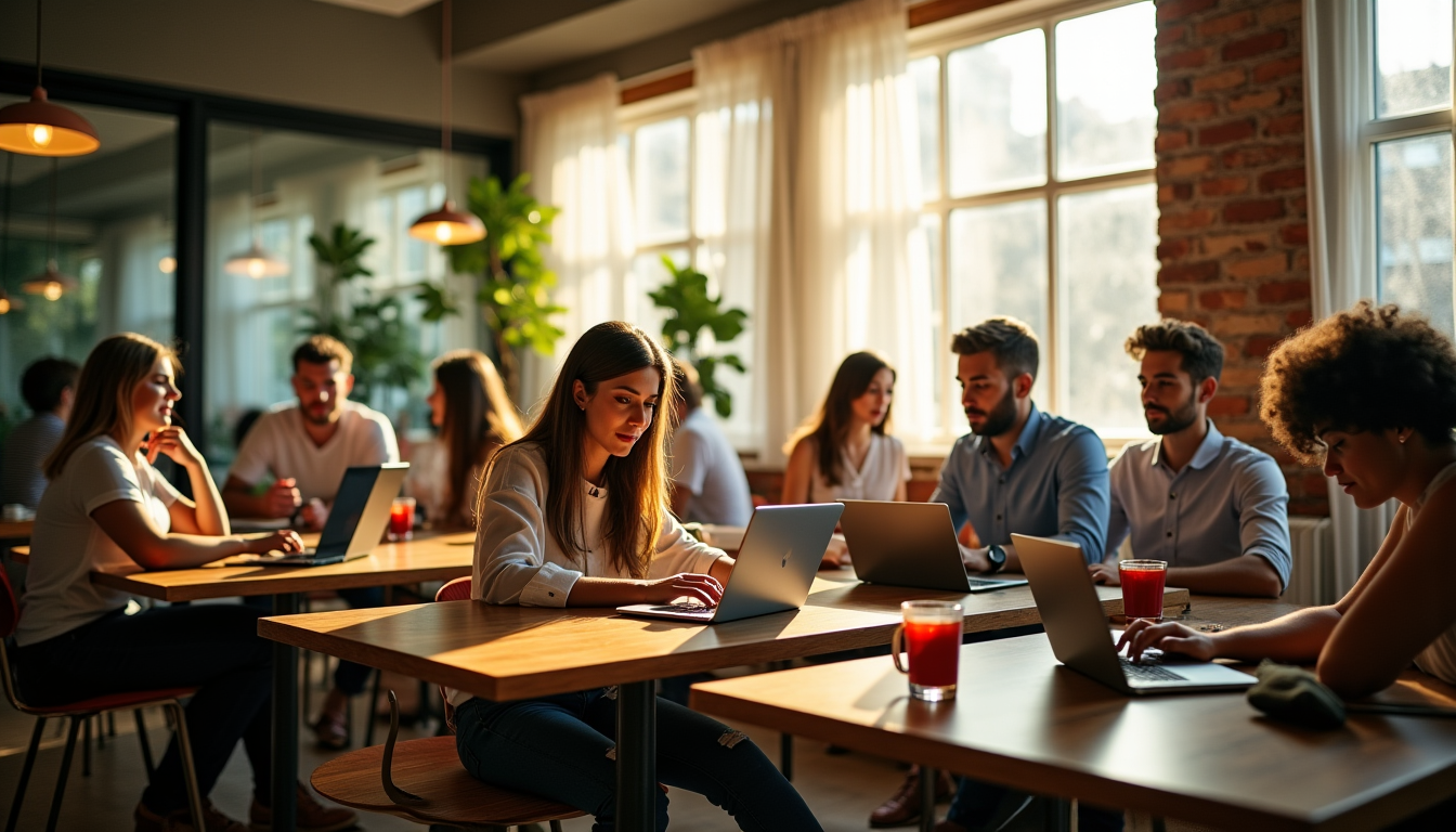 Illustration : cette approche attire particulièrement les travailleurs indépendants, les — nouvelles tendances du tourisme