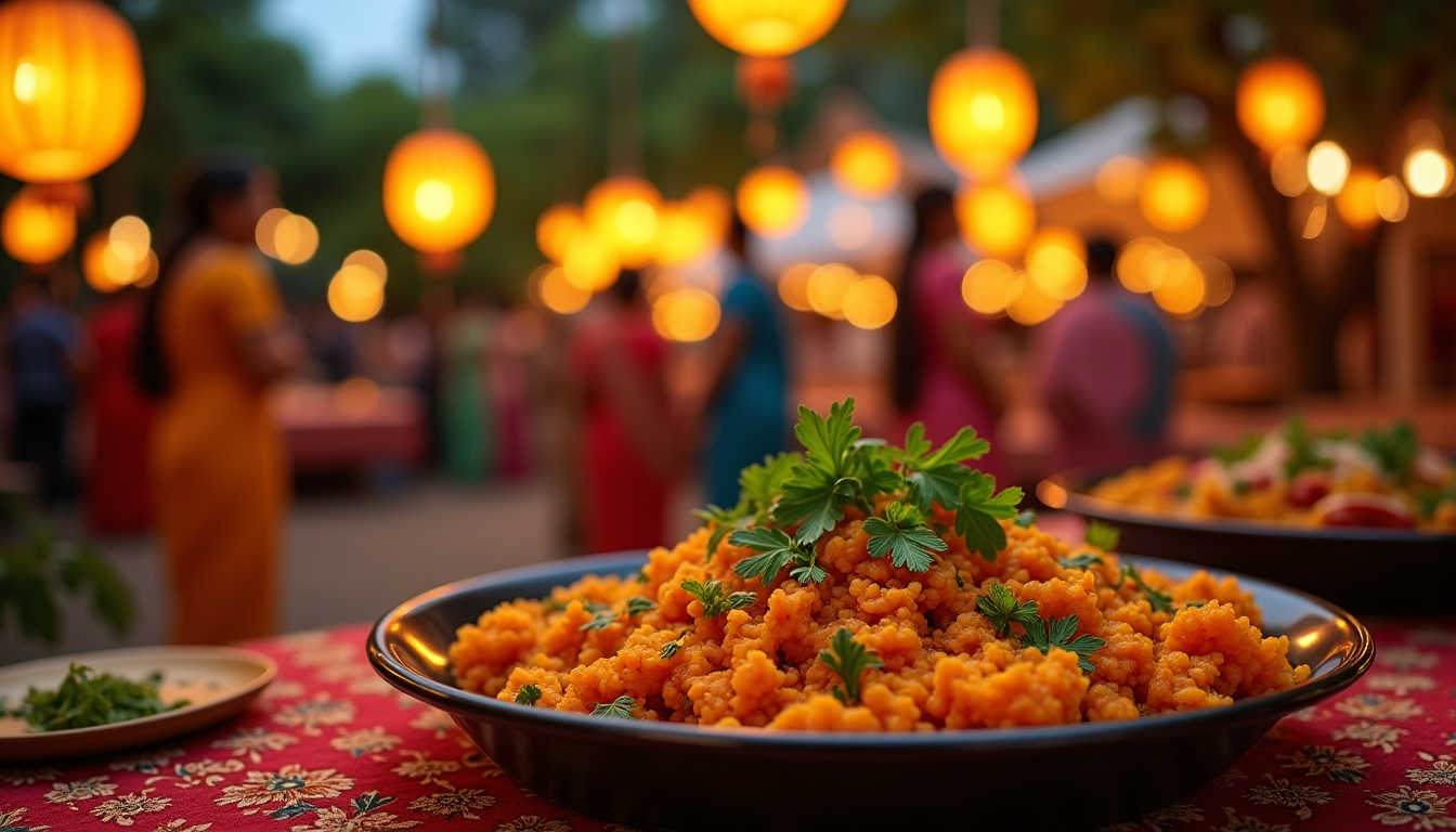 Illustration : yablement doux et parfumé, très populaire lors des — plats à découvrir absolument en voyage