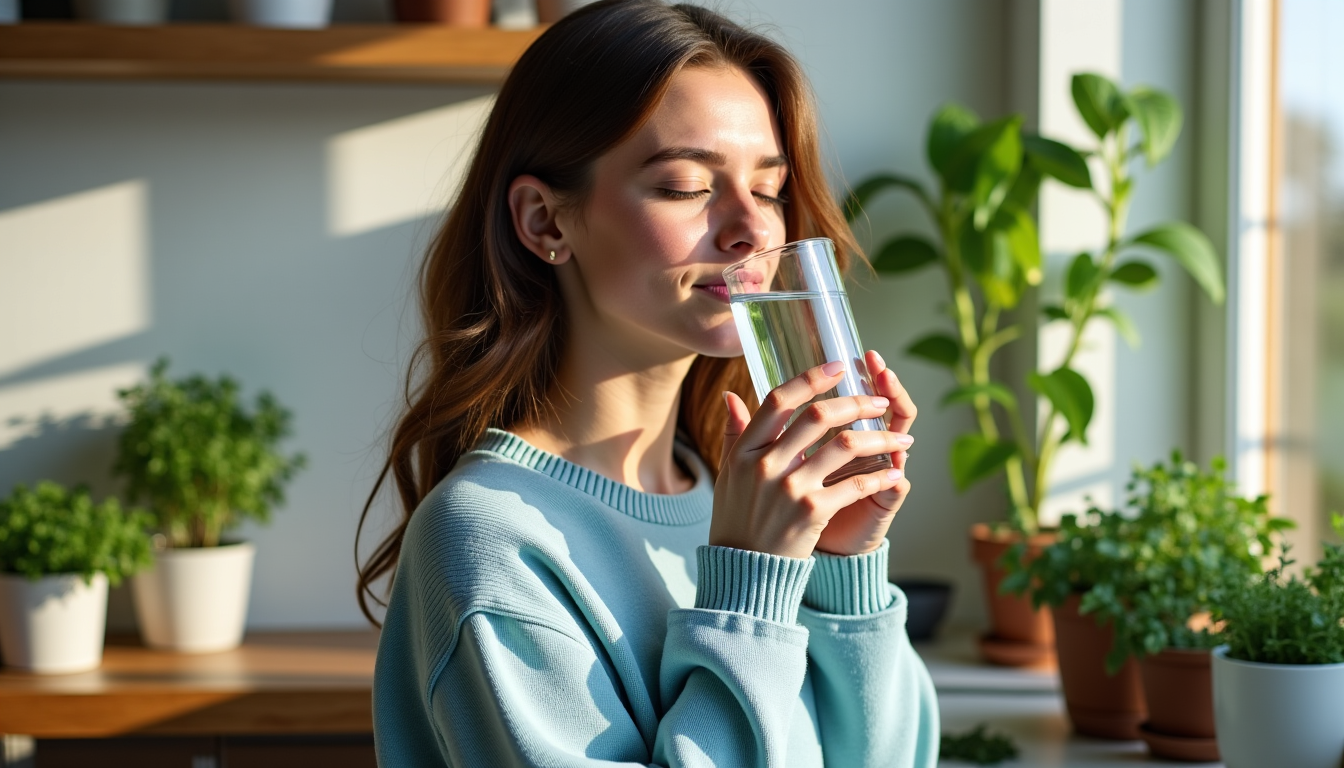 cultivez votre bien-être au quotidien avec simplicité — pensez également à l'hydratation tout au long de