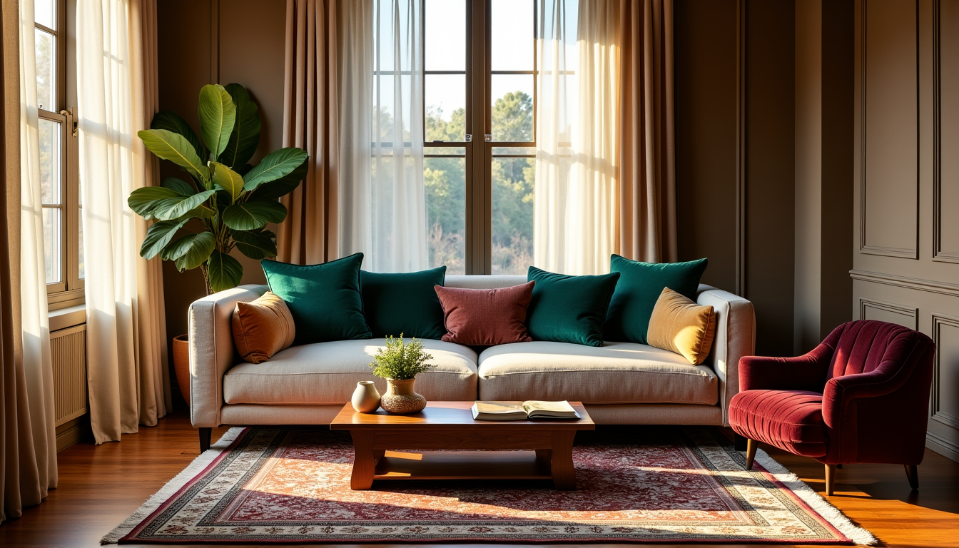secrets des décorateurs pour un intérieur harmonieux — mélanger les textures crée une expérience sensorielle. un