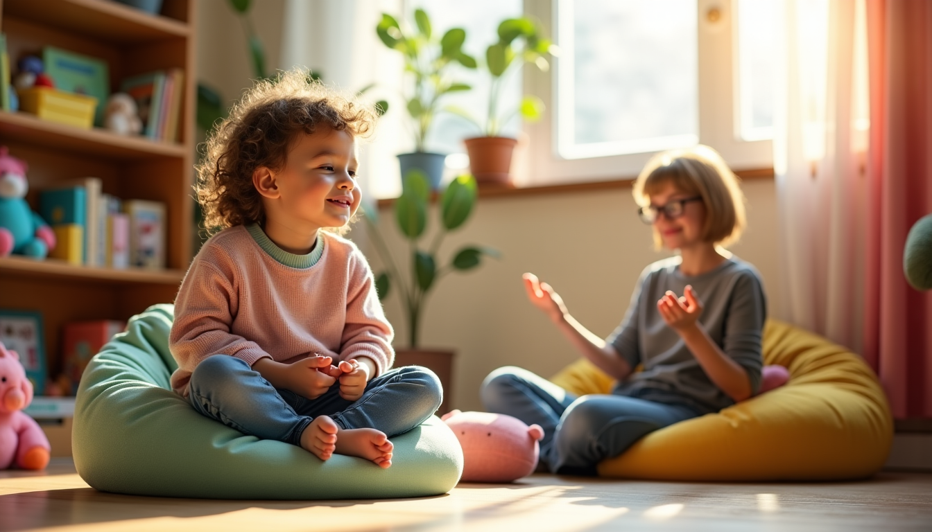 Illustration : pendant la phase d'hypnose, le th&eacute;rapeute utilise des &mdash; est-ce que l'hypnose fonctionne sur les enfants ?