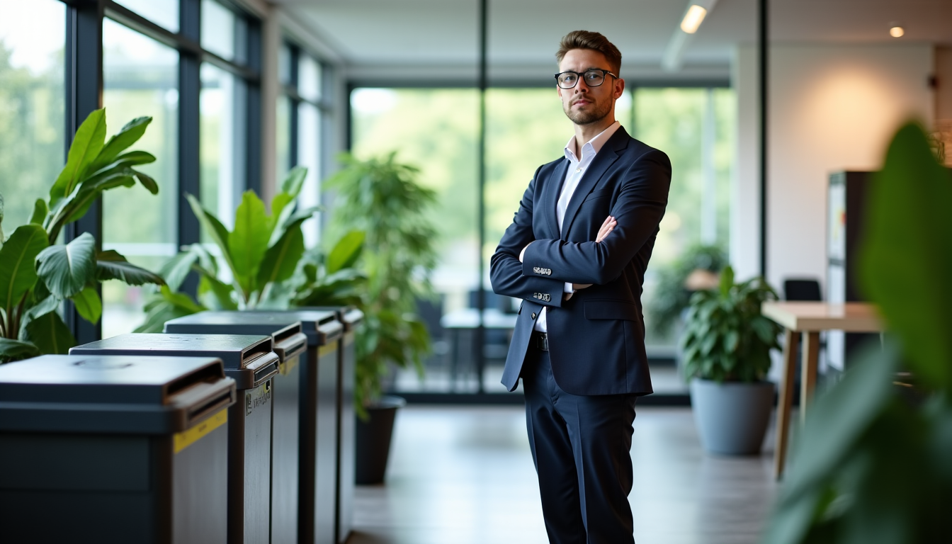 Illustration : une compression continue et efficace. le choix dépendra — gestion des déchets 2026 : comment choisir le bon équipement pour votre entreprise ?