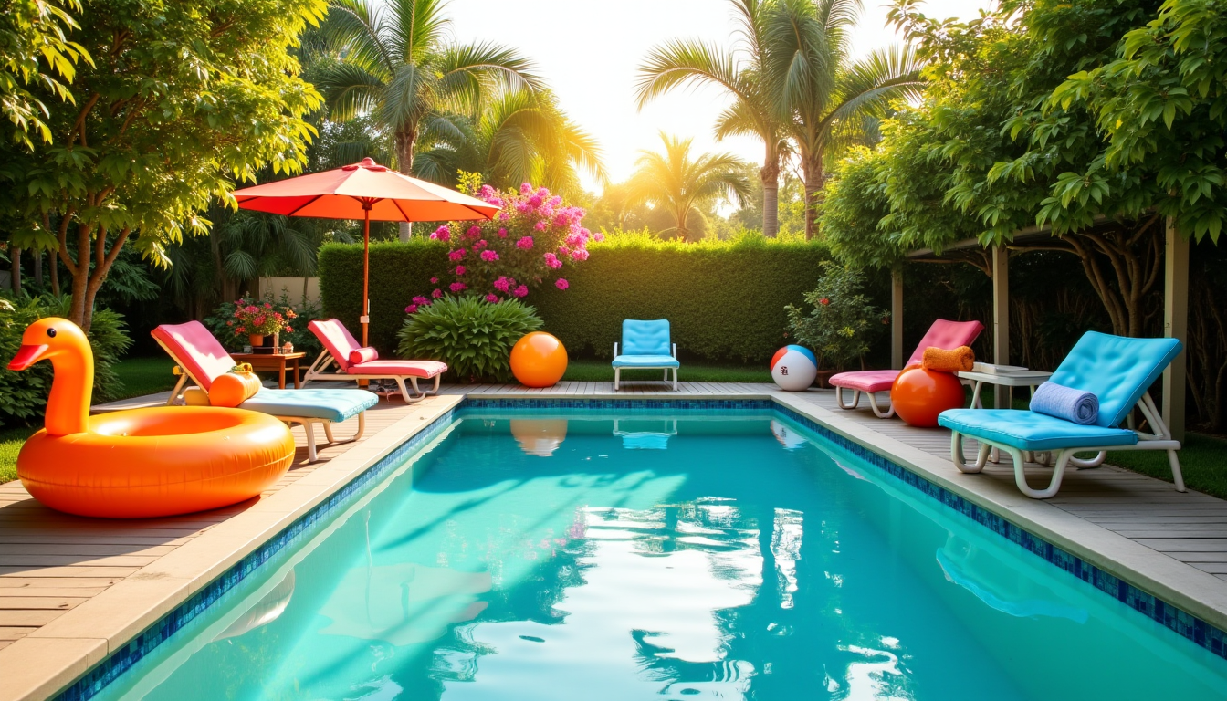 accessoires de piscine : l'équipement essentiel à petits prix — une piscine ne sert pas uniquement à la