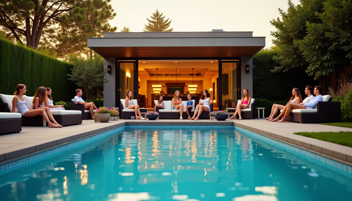Illustration : la piscine est également un formidable catalyseur de — l'impact des piscines sur la valeur des biens immobiliers