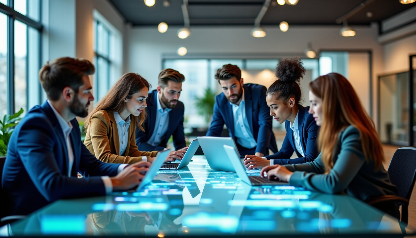 Illustration : ces technologies, loin d'être isolées, interagissent souvent pour — l'innovation repense l'avenir des entreprises technologiques