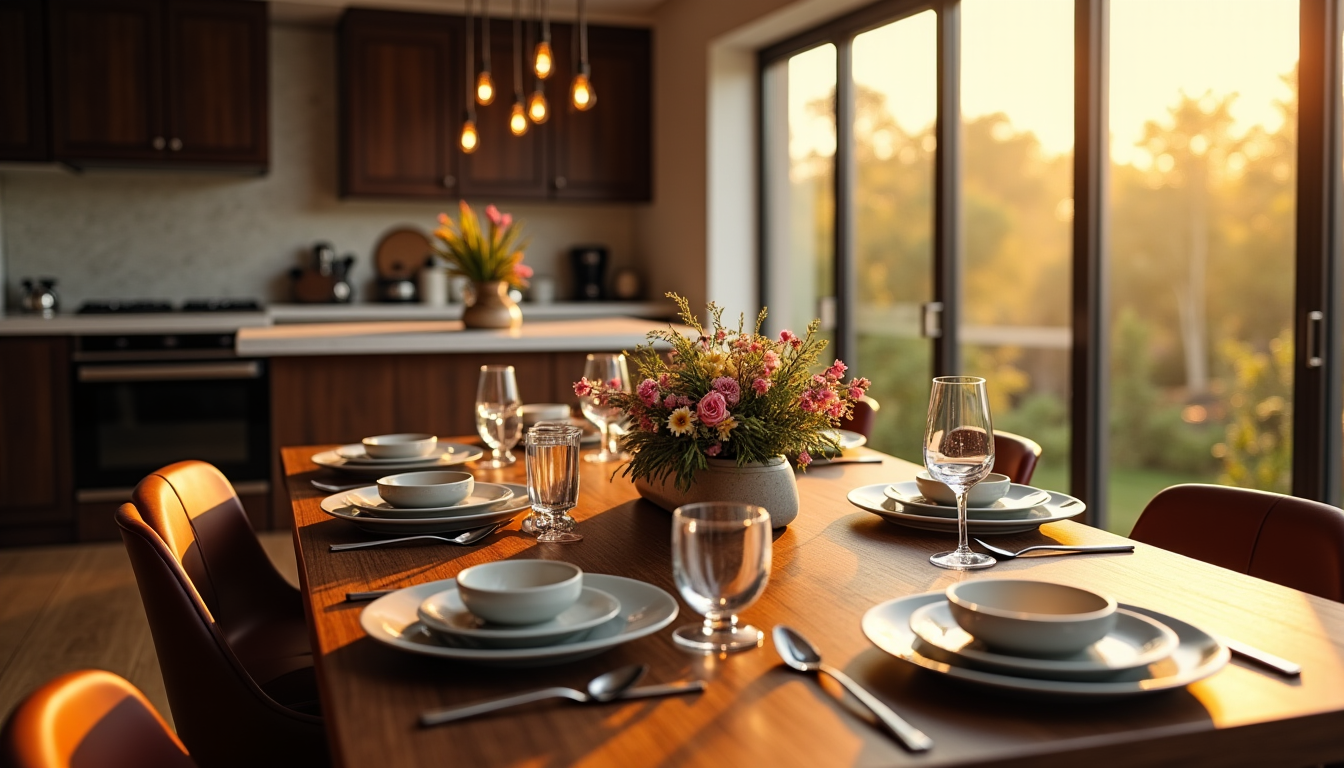 7 astuces pour sublimer votre cuisine et votre table — écieuse, vous permettant d'adapter l'éclairage à chaque moment