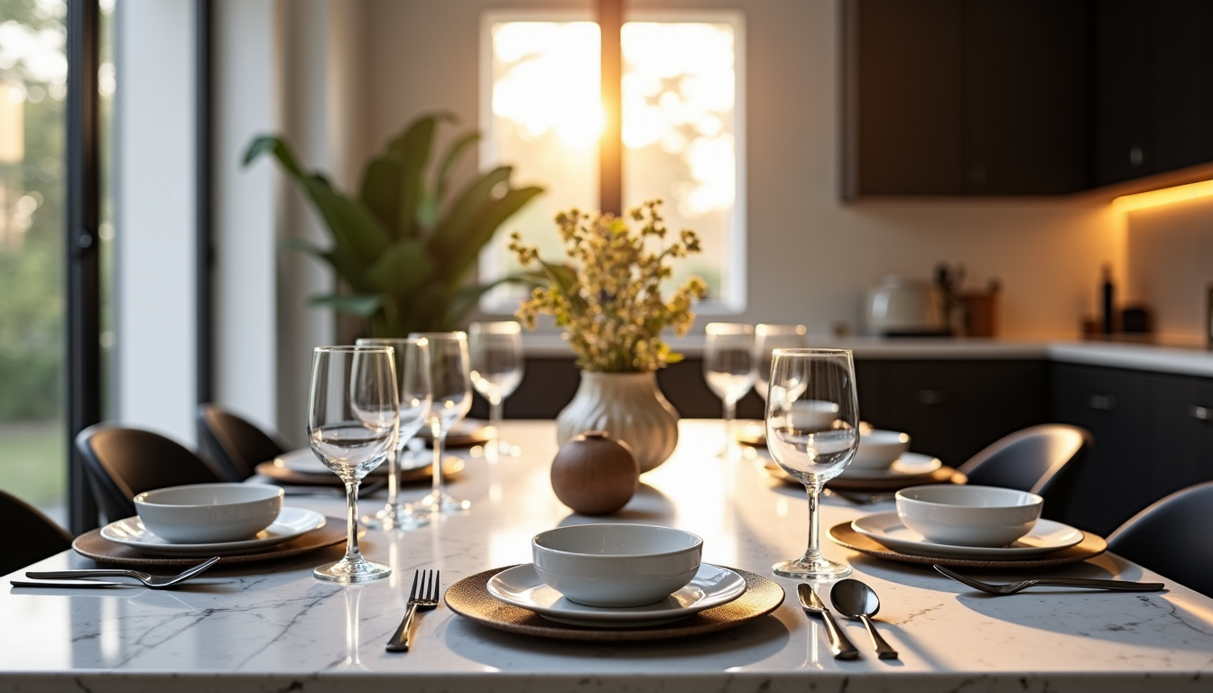 Illustration : ment à la perception d'un espace soigné et — 7 astuces pour sublimer votre cuisine et votre table