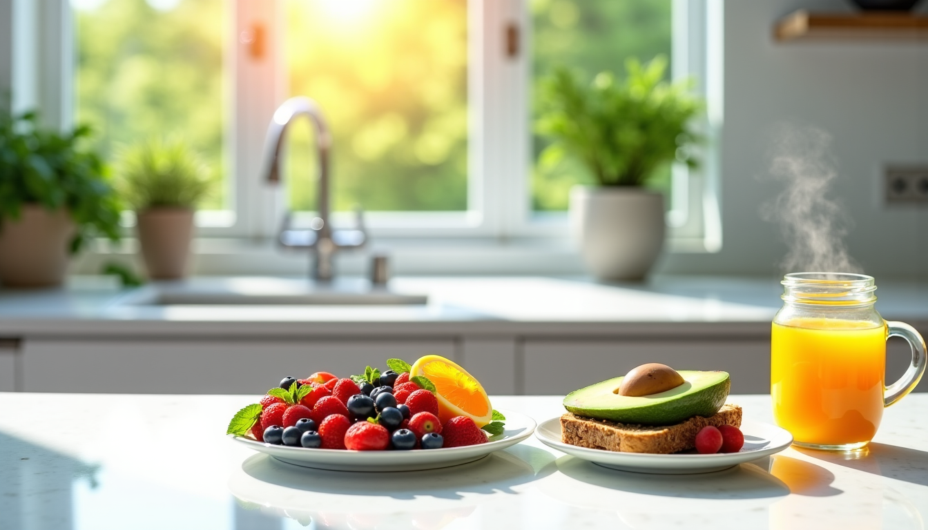 Illustration : en changeant simplement la composition de votre petit-déjeuner, — 3 astuces pour améliorer votre bien-être alimentaire