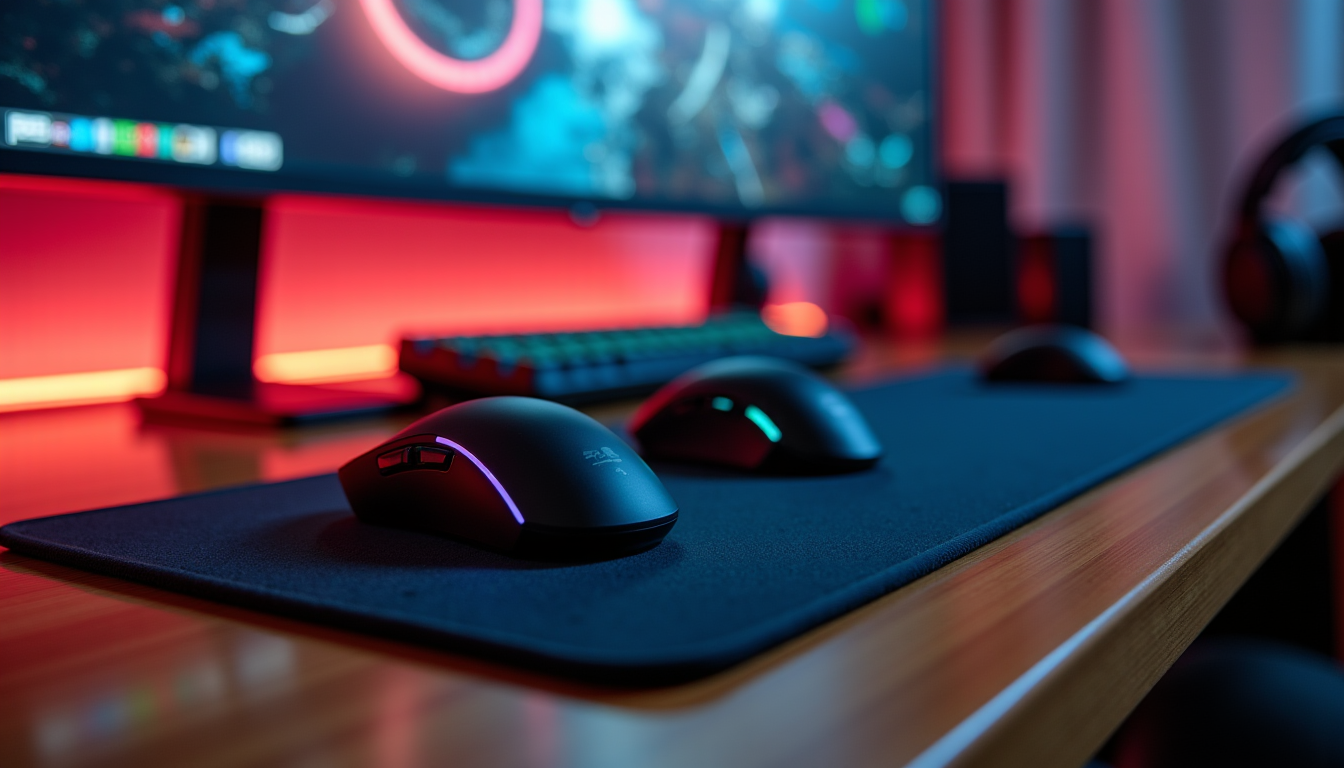 Illustration : ropres défis mineurs, mais les deux options offrent — souris filaire ou sans fil ? le verdict pour le gaming compétitif