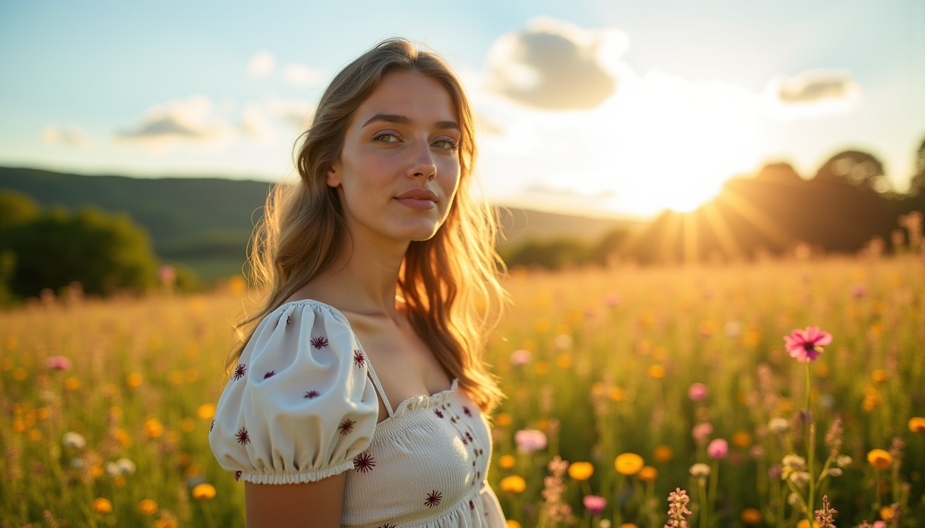 robe champêtre : comment adopter le look bucolique avec élégance ? — pensez également aux manches : des manches courtes