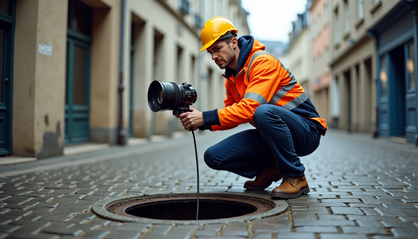 d&eacute;bouchage de canalisation &agrave; angers : intervention urgente 24h/24 et 7j/7 &mdash; avant toute intervention majeure, une inspection des canalisations