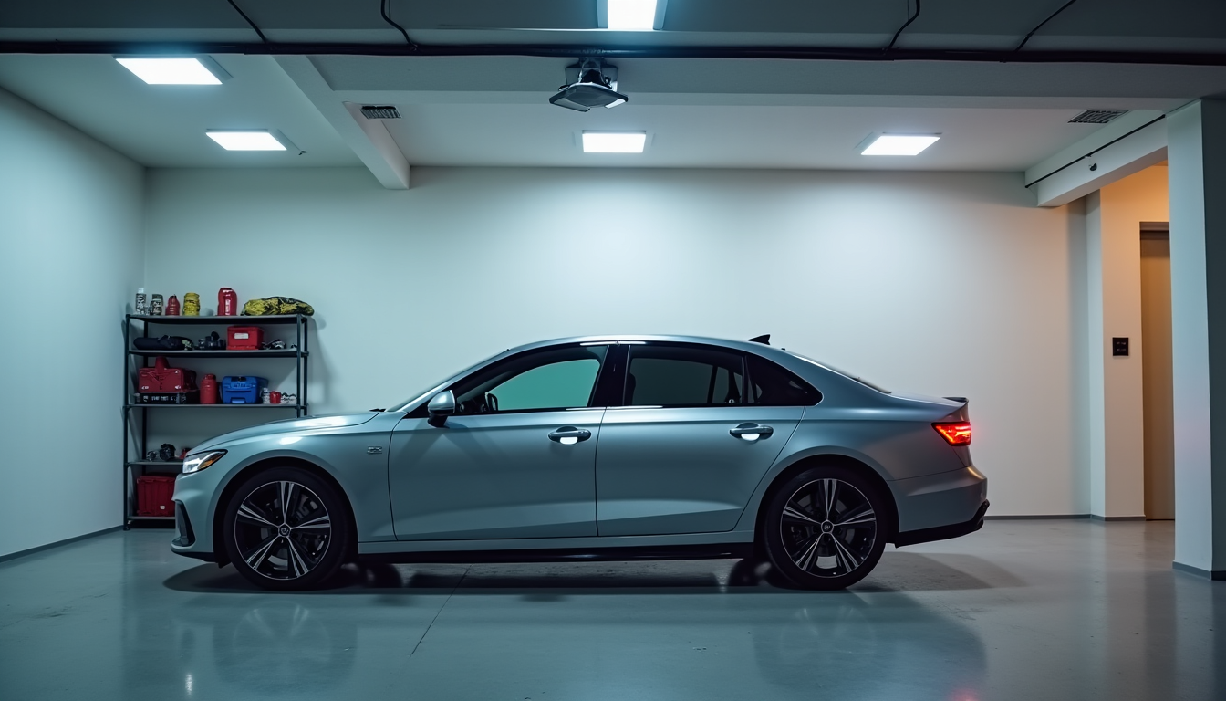 Illustration : garer votre véhicule dans un garage fermé, un — assurance auto : comment comparer efficacement les offres pour payer moins cher ?