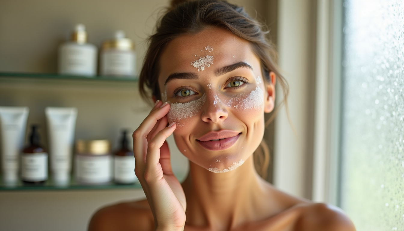 ce que les experts recommandent pour une peau parfaite — il existe deux types d'exfoliation : mécanique (gommages