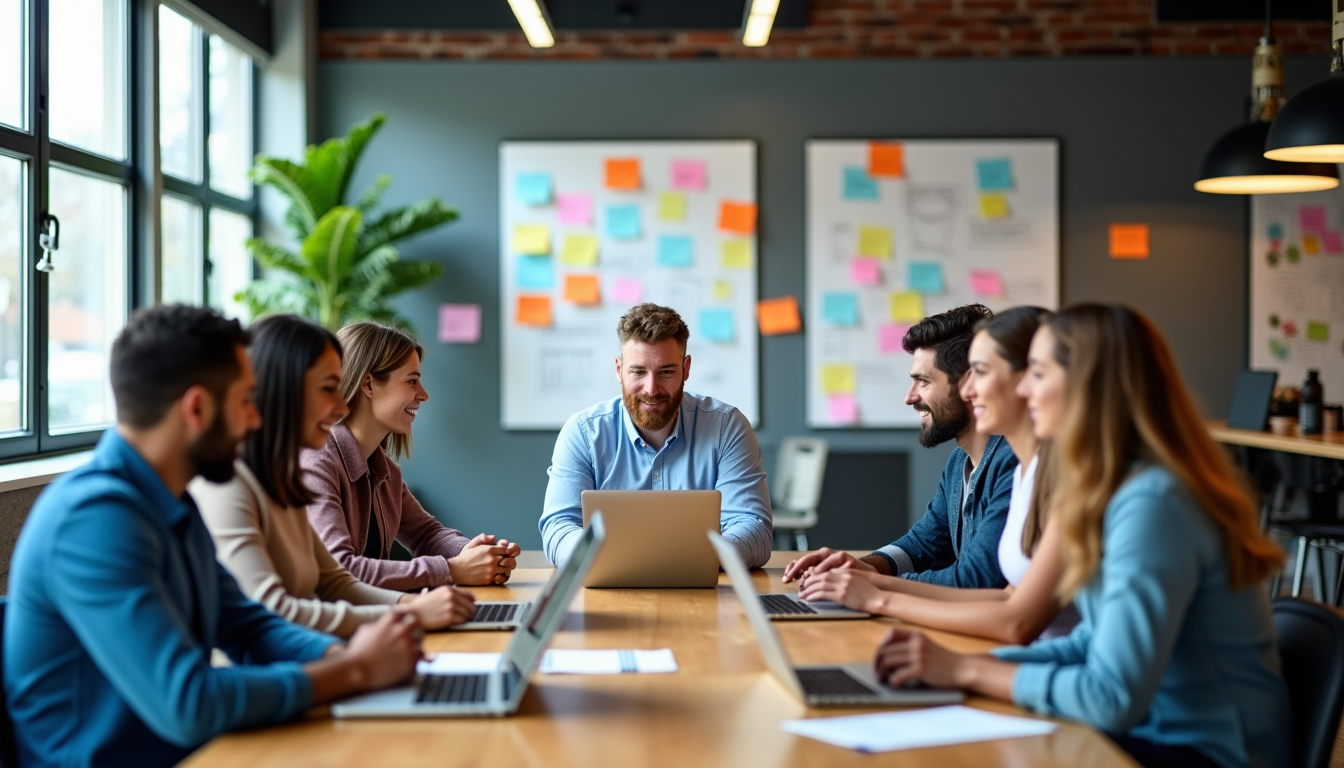 Illustration : éthodes de travail agiles pour répondre rapidement aux — révolutionnez votre approche avec la technologie informatique