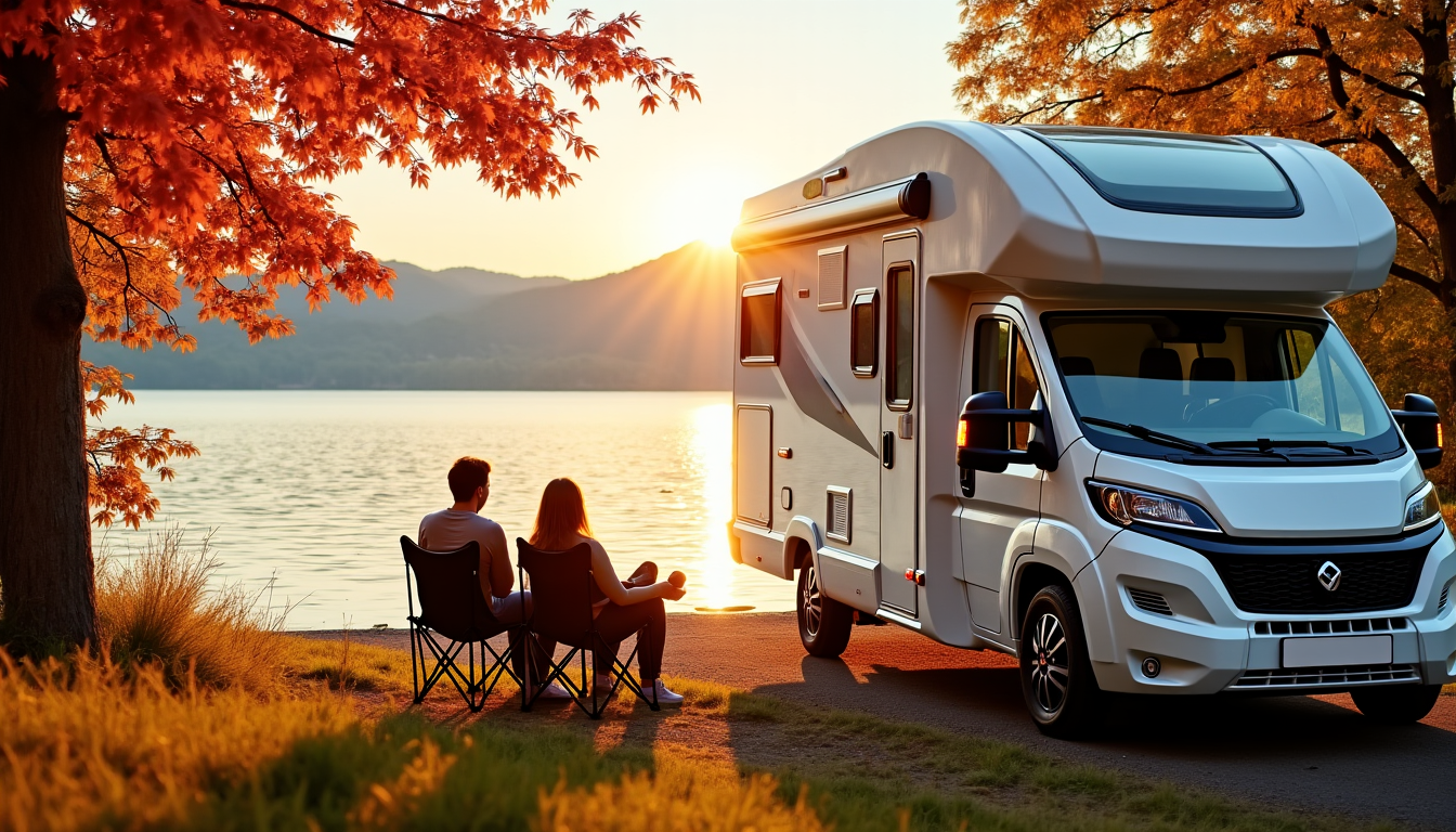 Illustration : les camping-caristes préfèrent souvent voyager hors saison, notamment — le camping-car séduit-il de plus en plus ?