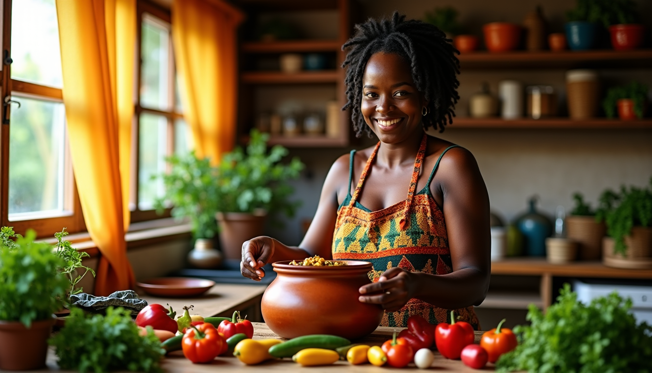 Illustration : adapter les techniques ancestrales à votre cuisine moderne — saveurs authentiques de l'afrique en cuisine maison