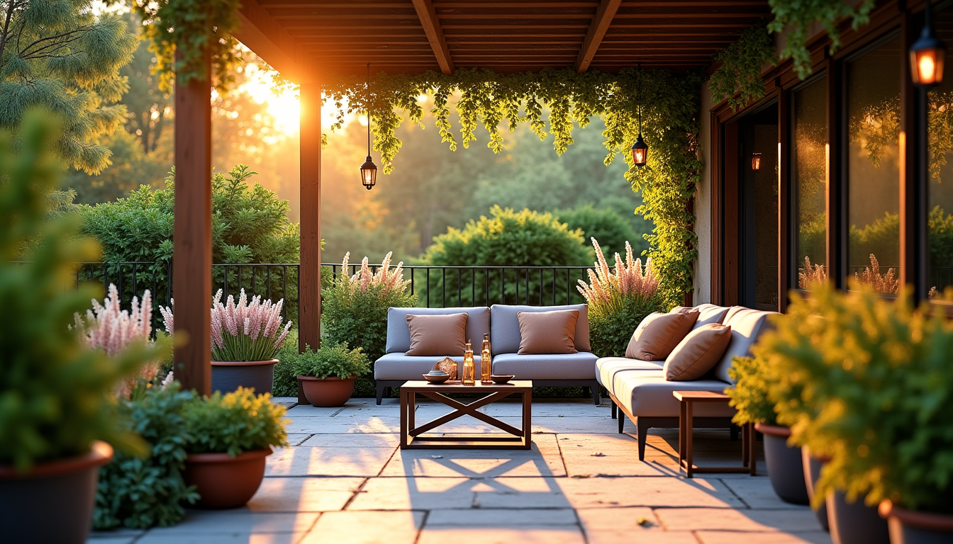 indispensables pour un extérieur réussi — au-delà du mobilier fonctionnel, la décoration joue un