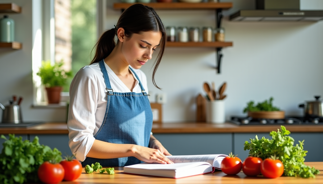 Illustration : « quand on débute en cuisine, on pense — apprendre à cuisiner facilement : par où commencer ?