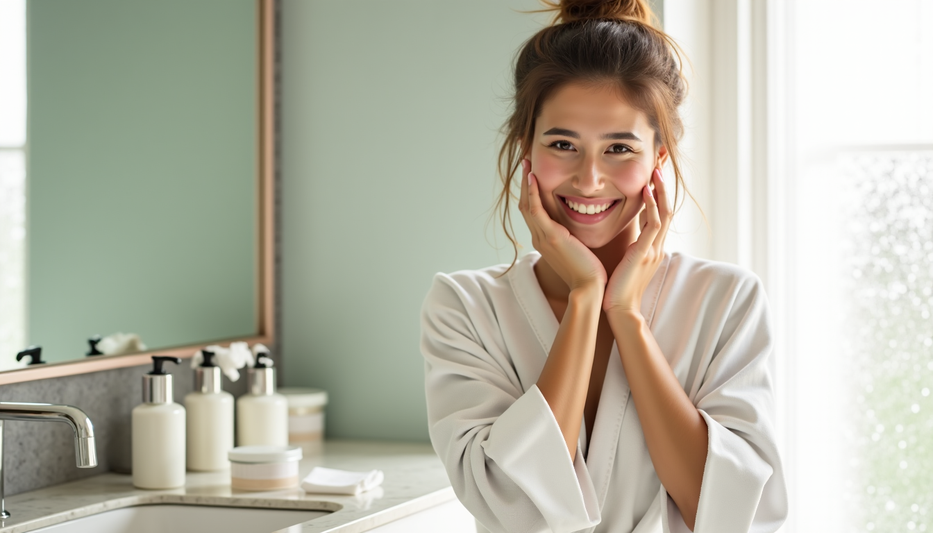 secrets d’un teint éclatant que peu de gens connaissent — une exfoliation régulière, mais non excessive (une à