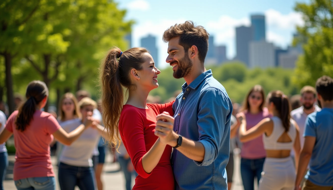 Illustration : danser en groupe ou avec un partenaire demande — la danse booste la confiance en soi ?