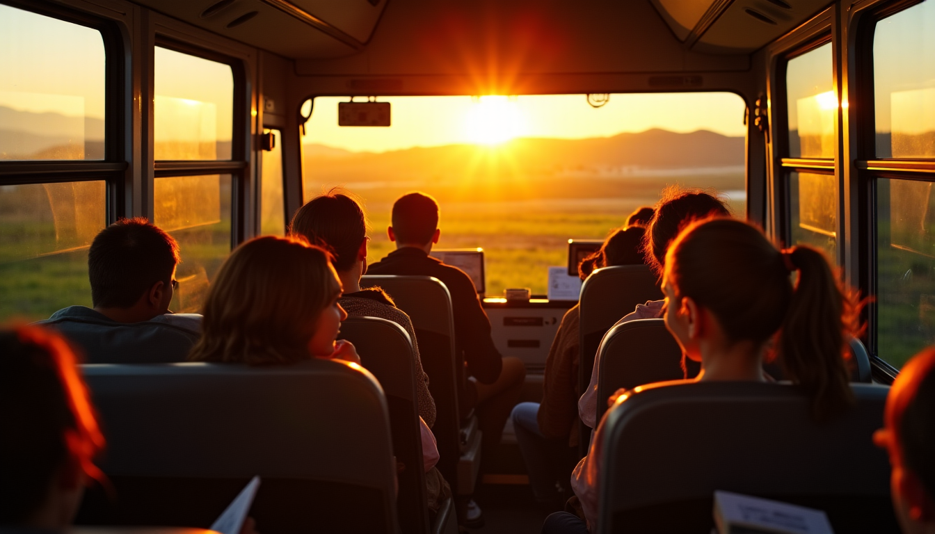 astuces pour voyager malin et économiser — les bus longue distance, bien que plus lents,