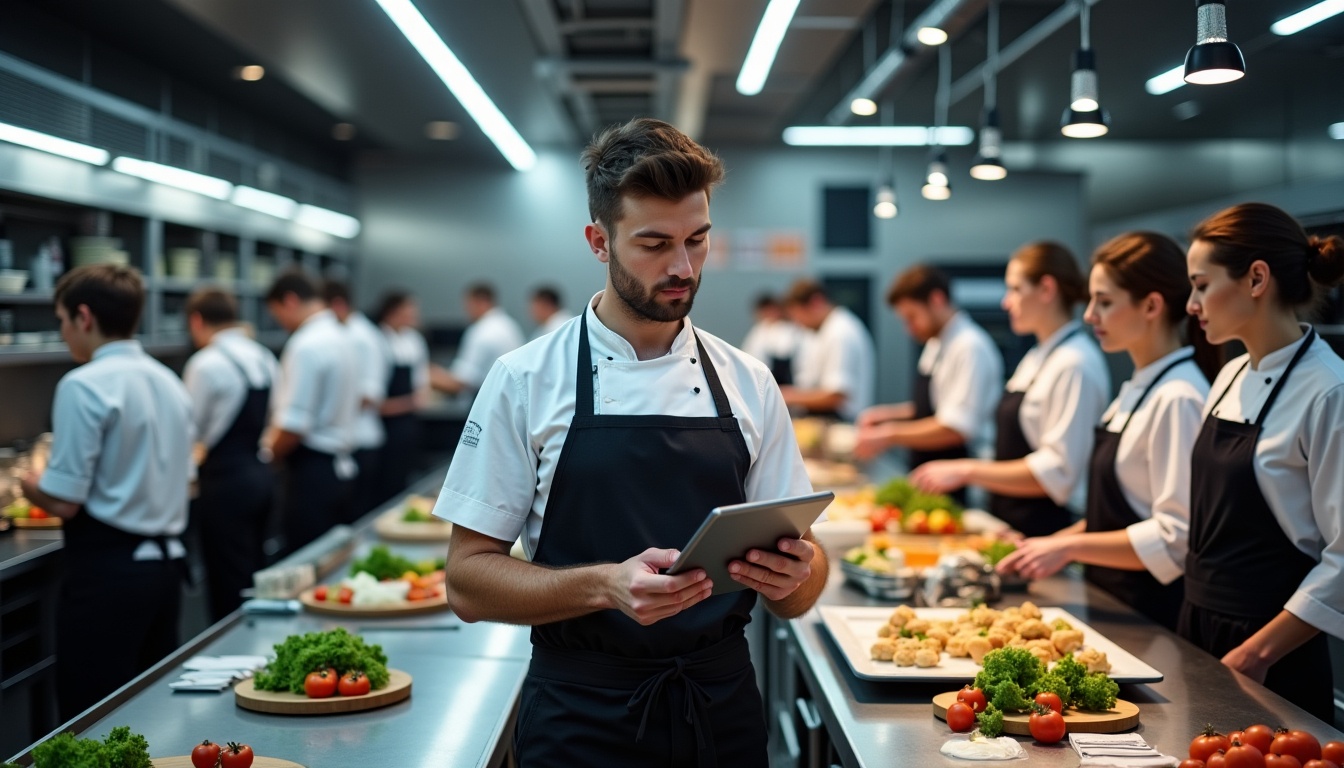 Illustration : elles permettent de cr&eacute;er des plannings optimis&eacute;s en &mdash; digitalisation de la restauration : l'outil indispensable pour les professionnels en 2026