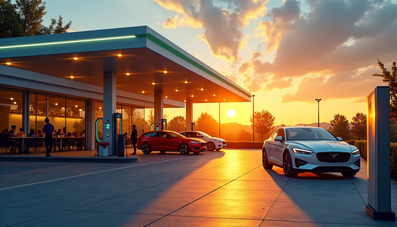 de la pompe à essence au hub de services : la mutation des stations-service — le déploiement de ces infrastructures représente un investissement