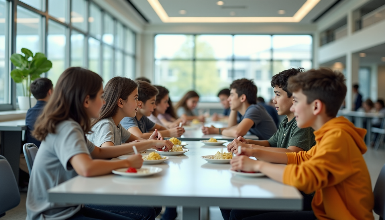 aménagement de cantine : 5 critères essentiels à définir avant d'acheter vos mobiliers — les matériaux utilisés doivent être faciles à nettoyer