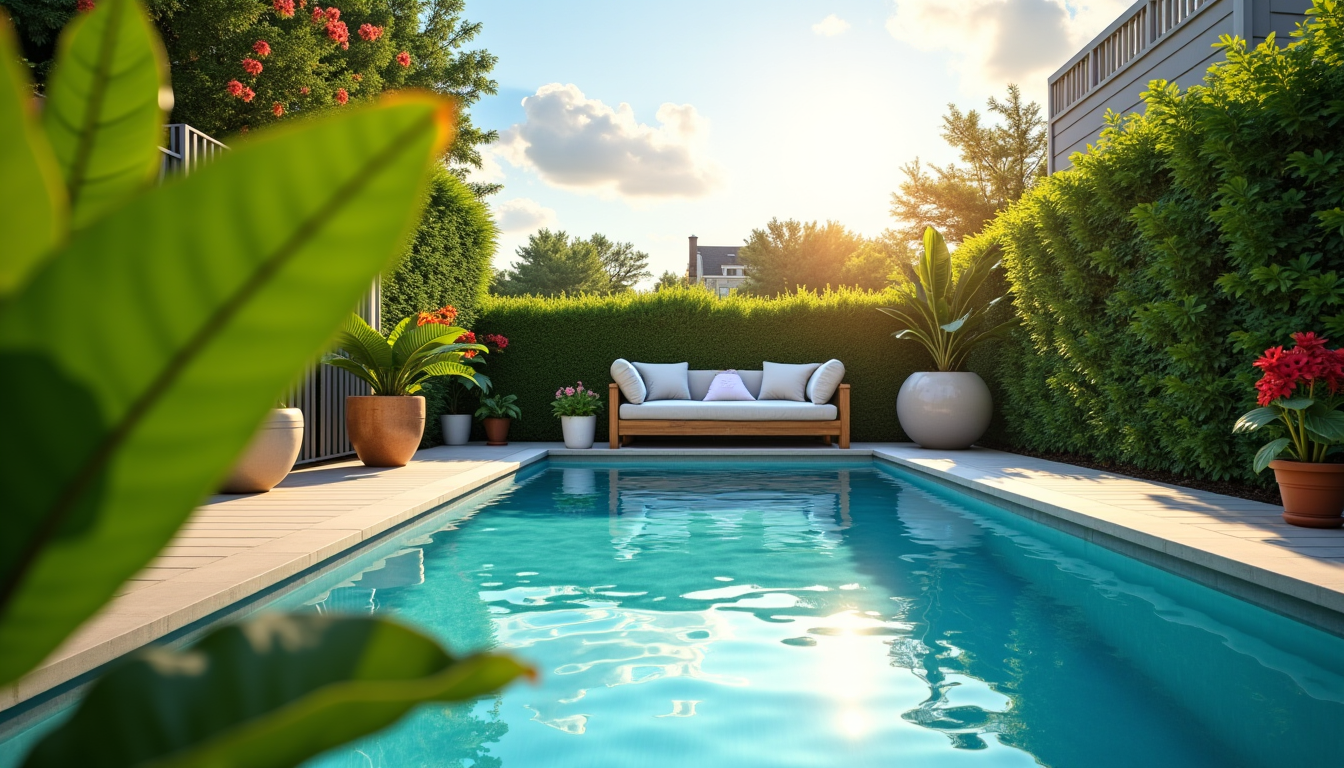 mini piscines et bassins compacts : les meilleures idées pour les espaces restreints — banquettes immergées, ils sont conçus pour la détente