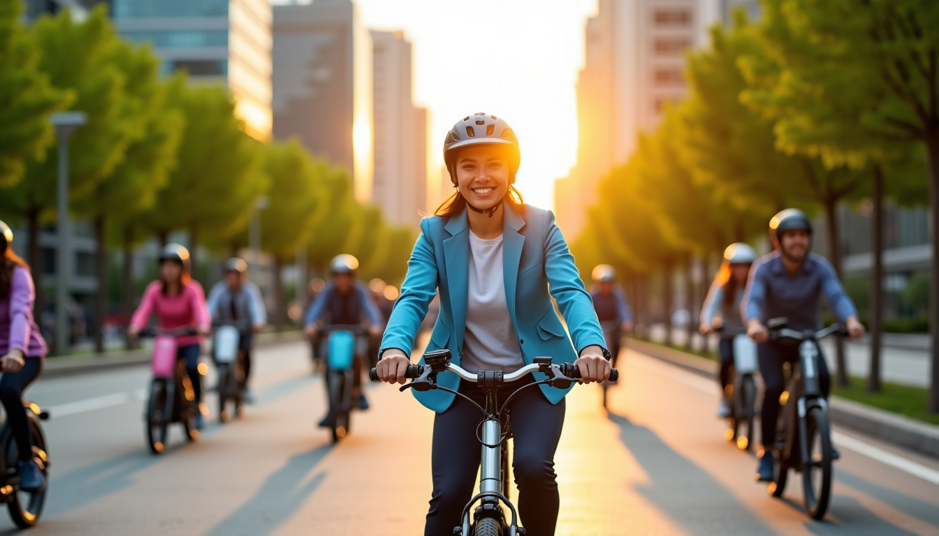Illustration : de nombreuses collectivités proposent également des aides à — vélos électriques redéfinissent la mobilité urbaine