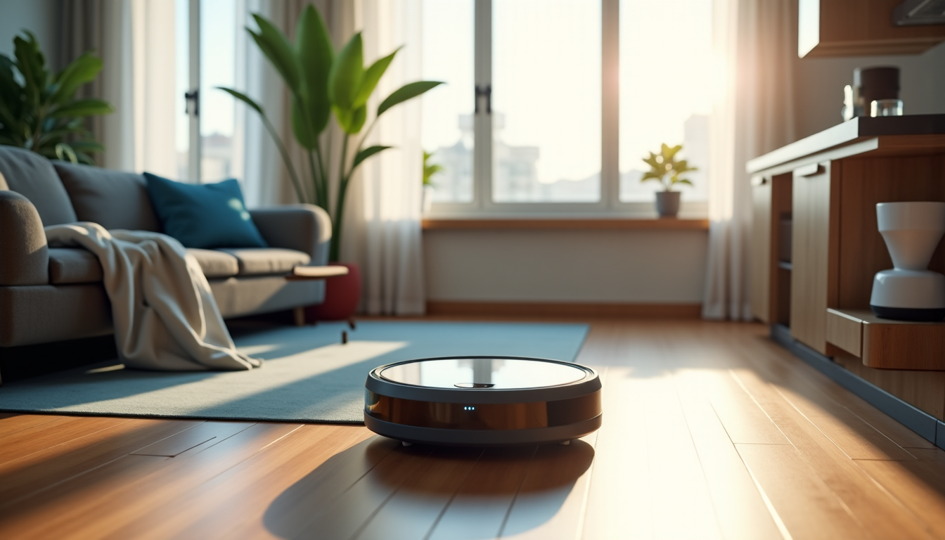 habiter demain : une maison connectée et intelligente — stance au quotidien : robots aspirateurs programmables, cafetières
