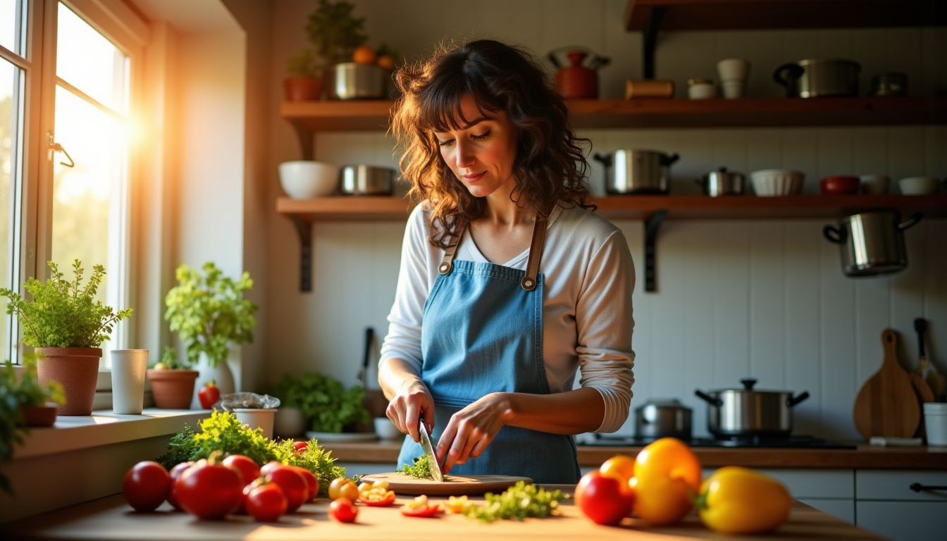 Illustration : « la cuisine est un acte d'amour, et — secrets de la cuisine maison : astuces pour des plats savoureux