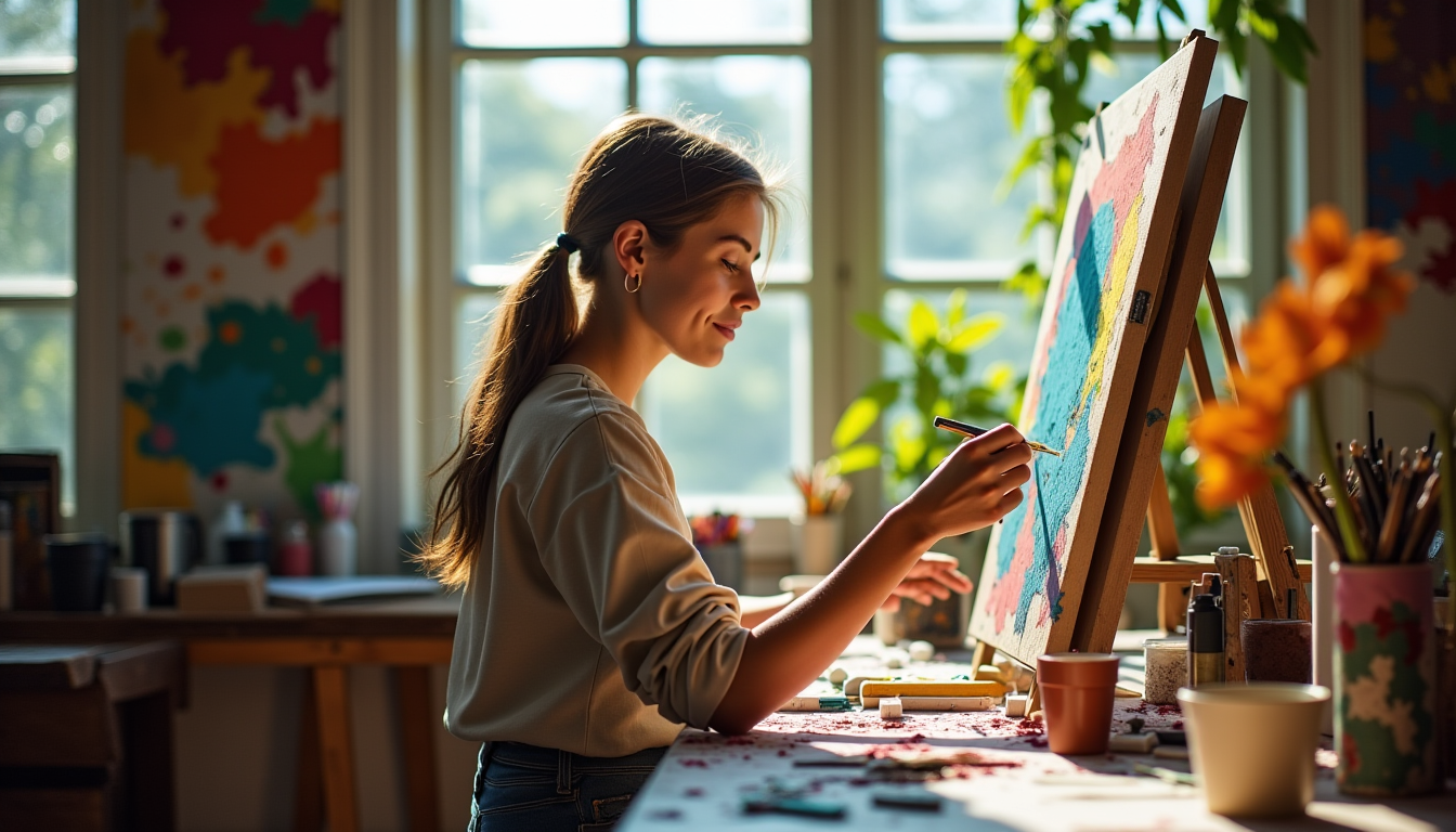 8 idées pour enrichir vos moments de loisir — l'expression artistique et la créativité sont des piliers