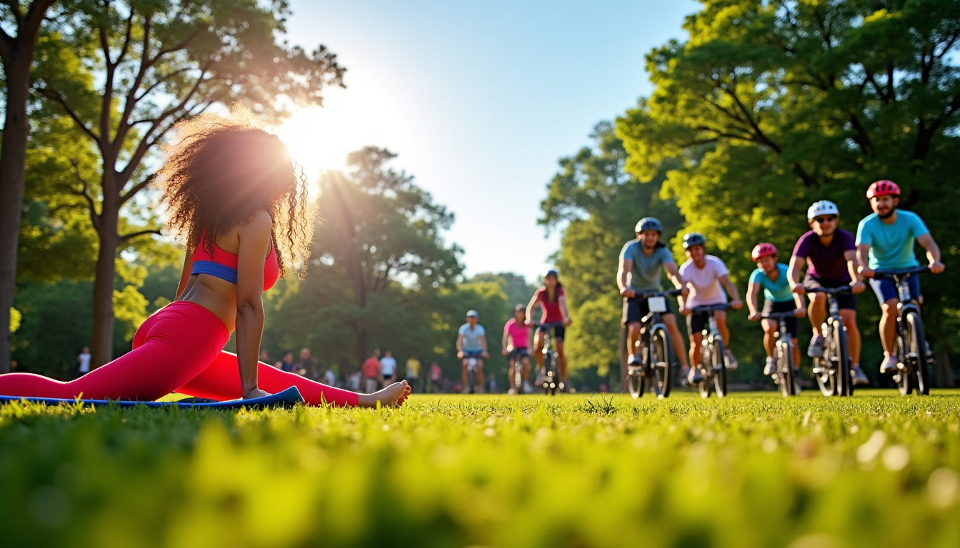 Illustration : les bienfaits sont multiples : amélioration de la — 8 idées pour enrichir vos moments de loisir