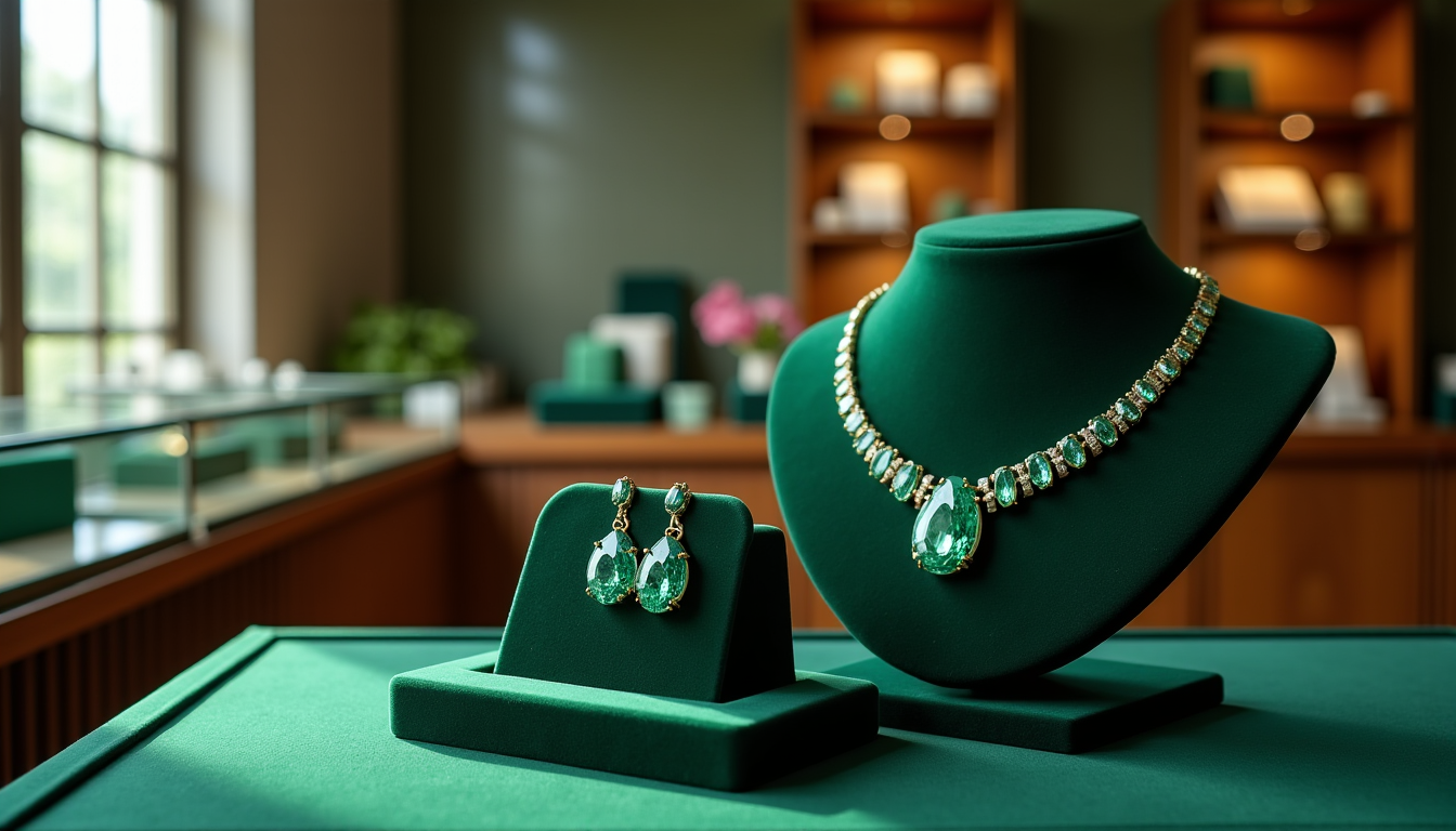 Illustration : la joaillerie se met résolument au vert, et — bijoux en émeraude : comment porter la couleur de l'année avec style ?
