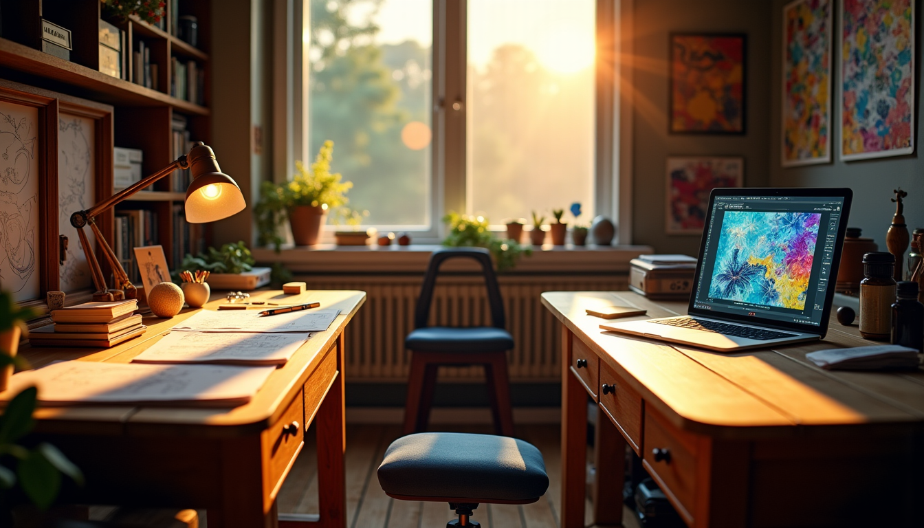 Illustration : et coûteuse, chaque modification pouvant impliquer le redessin — l'animation traditionnelle face au numérique : un duel créatif