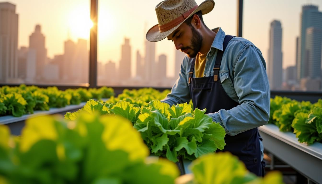 Illustration : en produisant localement et de manière plus transparente, — innovations qui redéfinissent l'agriculture moderne