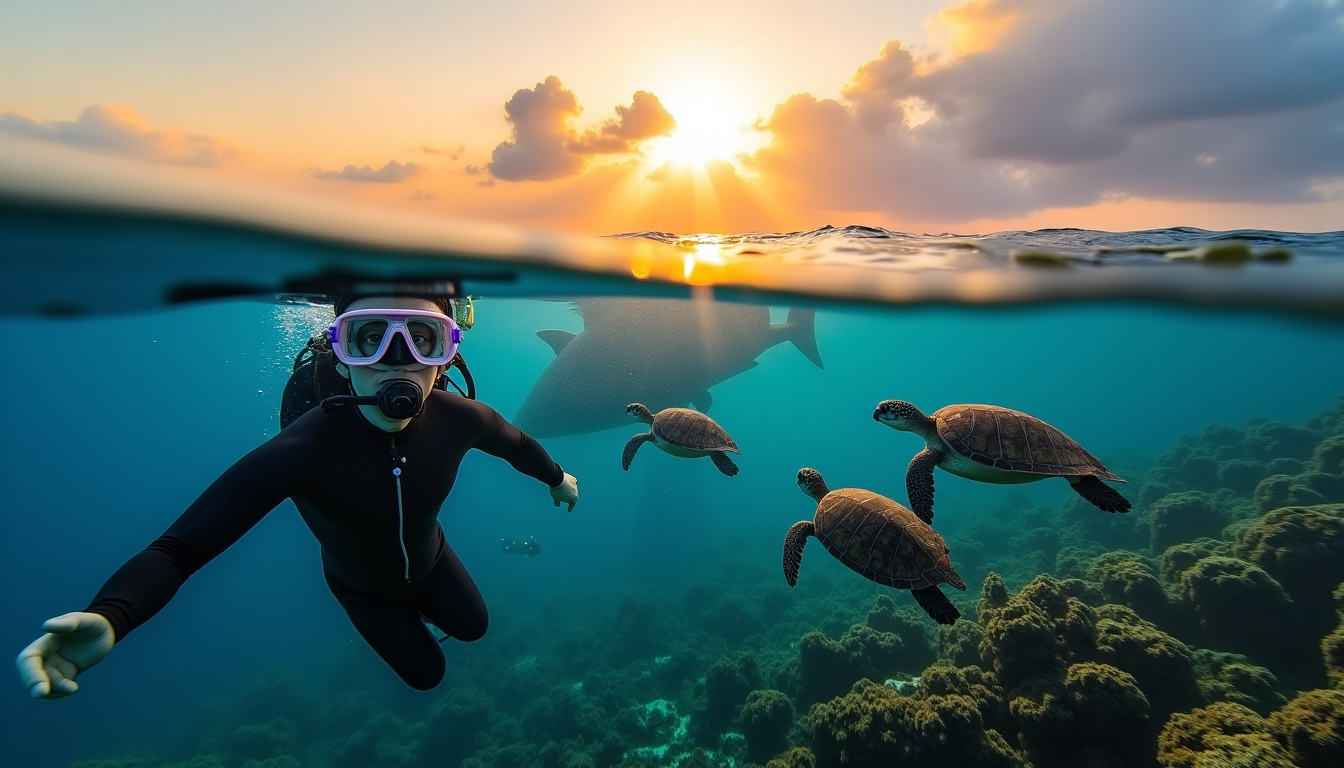 Illustration : l'île offre des opportunités uniques, comme la plongée — secrets méconnus d'un périple africain inoubliable