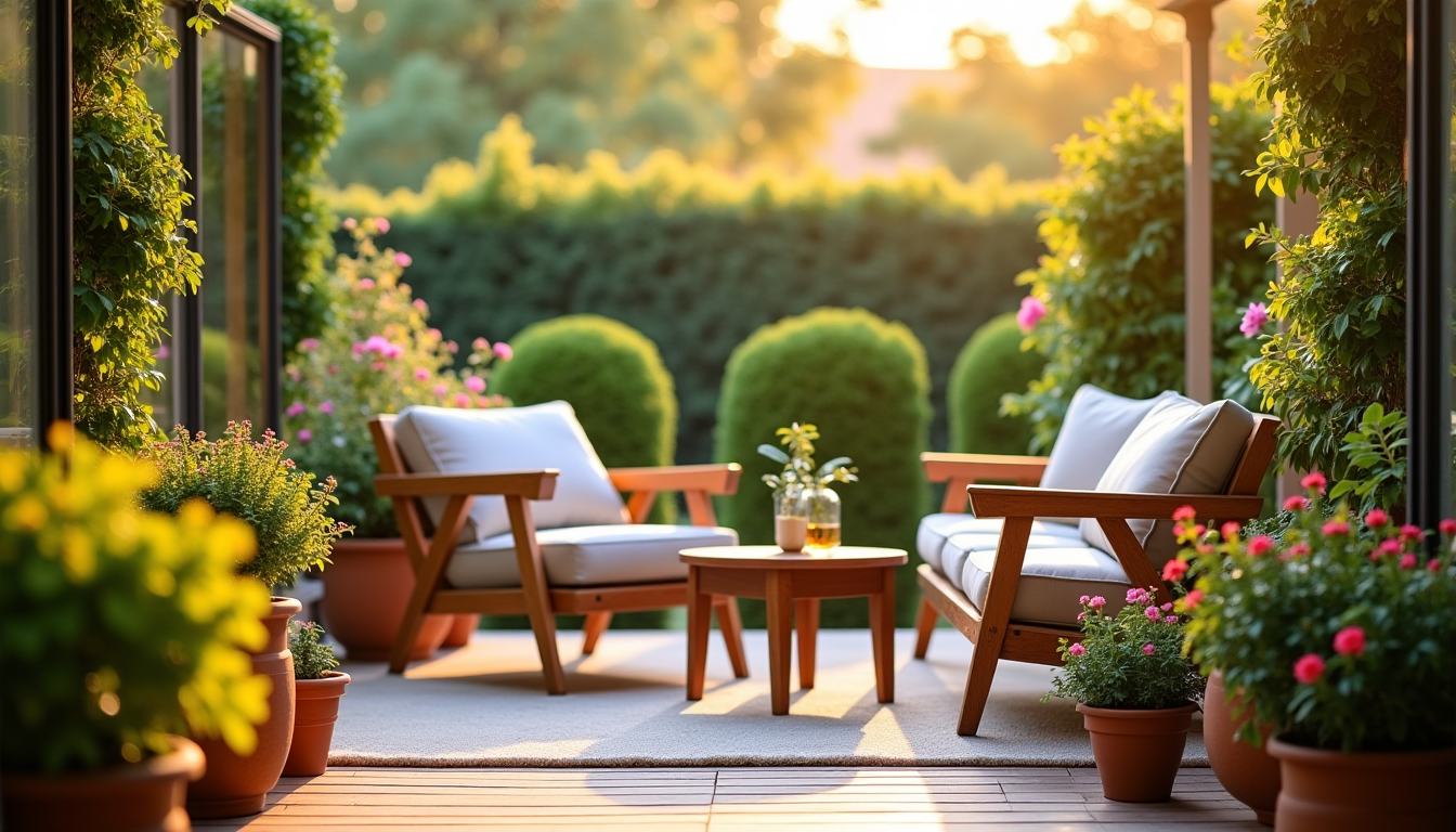 Illustration : aces : un balcon aménagé, un jardin entretenu — stratégies pour rentabiliser un investissement immobilier