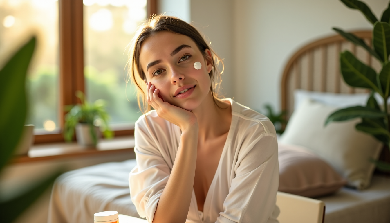 Illustration : utilisez des crèmes de jour contenant des filtres — guide complet pour prendre soin de son visage naturellement