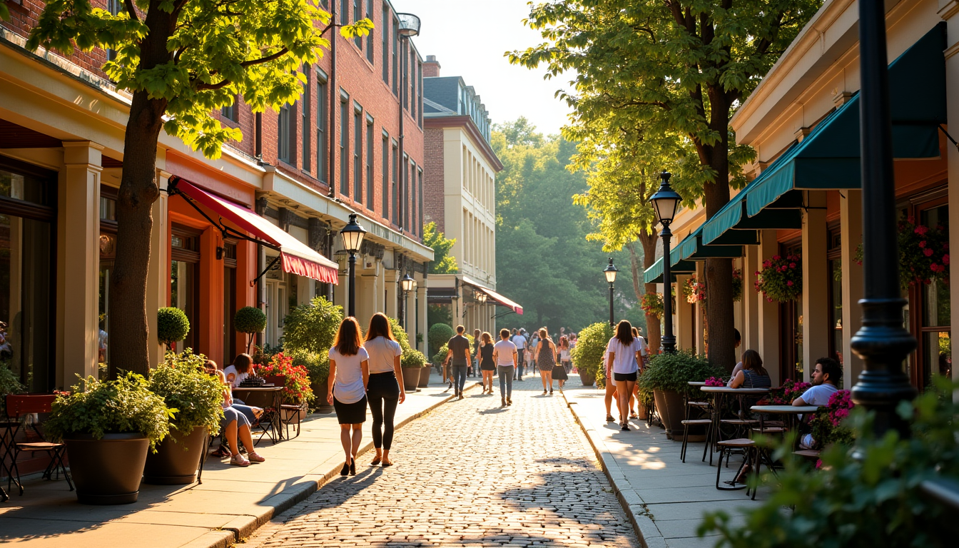 Illustration : l'architecture et l'urbanisme du quartier contribuent également à — immobilier : les critères essentiels pour choisir le bon emplacement