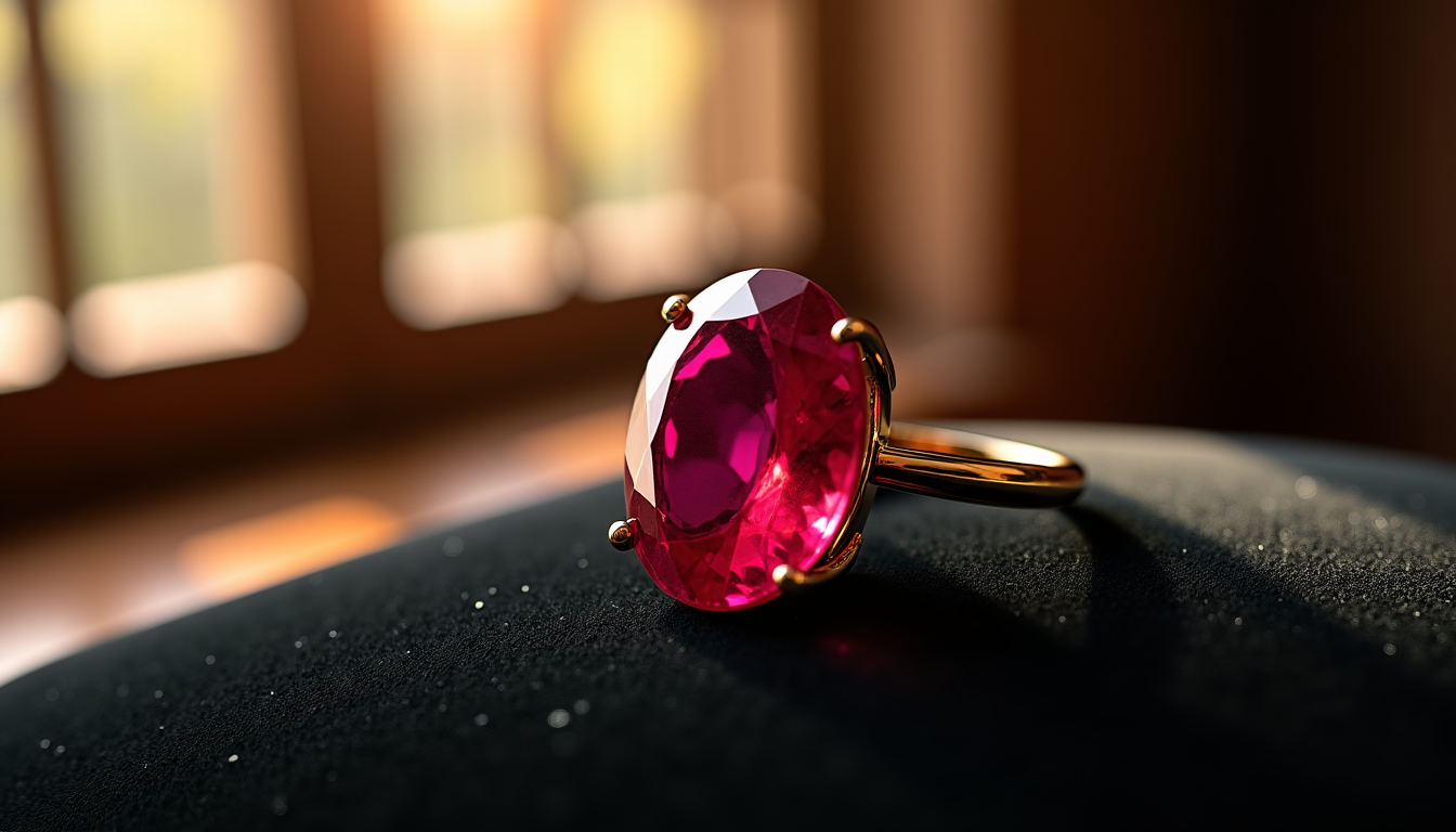 Illustration : , y compris son poids, sa taille, sa — investir dans un bijou en rubis : pourquoi est-ce une valeur sûre ?