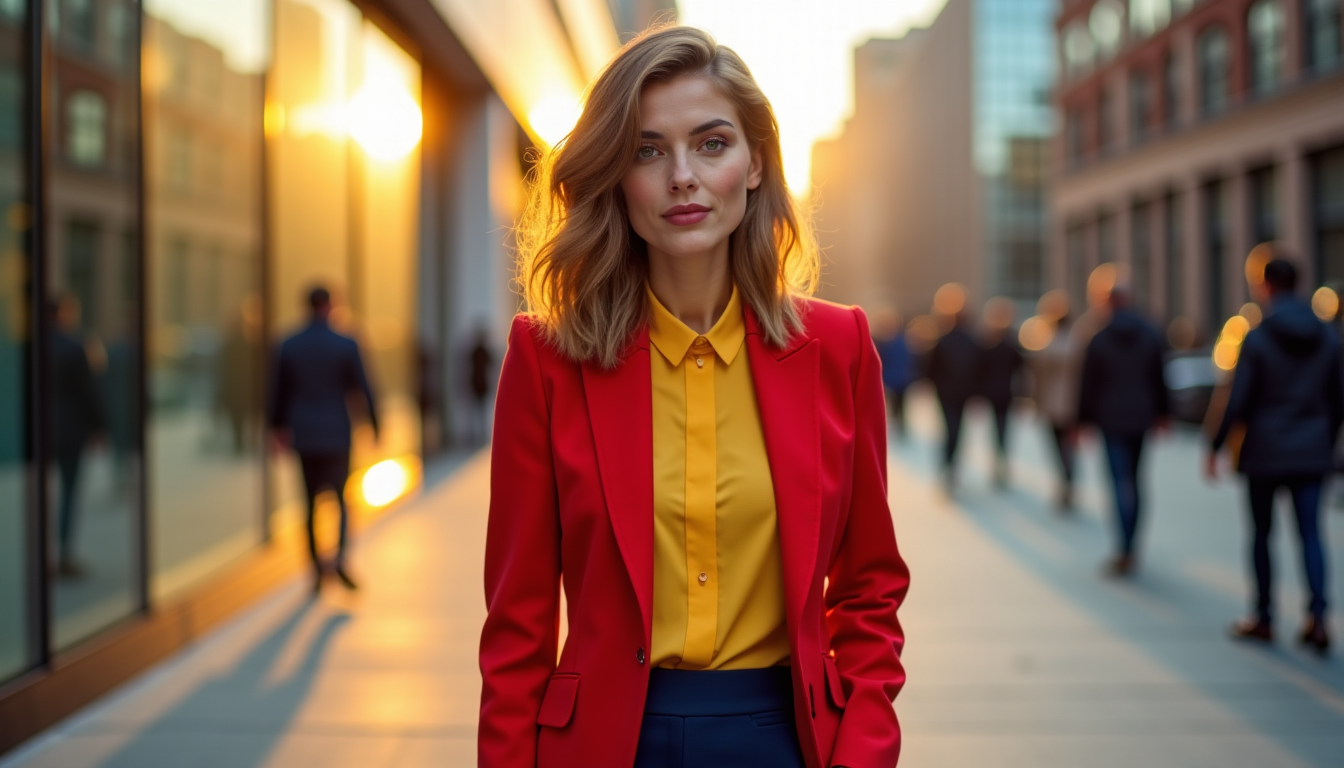 Illustration : l'utilisation de la psychologie des couleurs dans votre — mode : impact des couleurs sur votre apparence et votre image