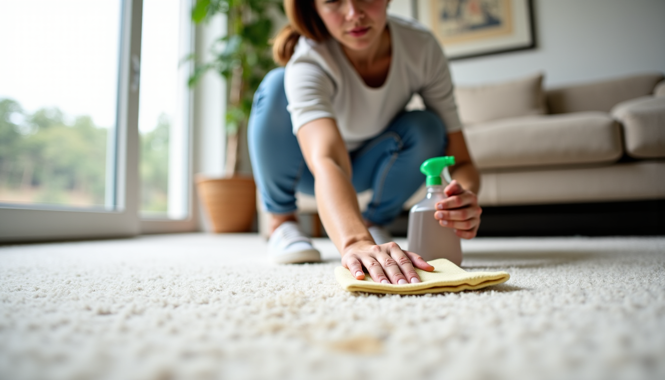 erreurs courantes dans l’entretien d’une maison — ce absorber la tache, puis traiter avec un