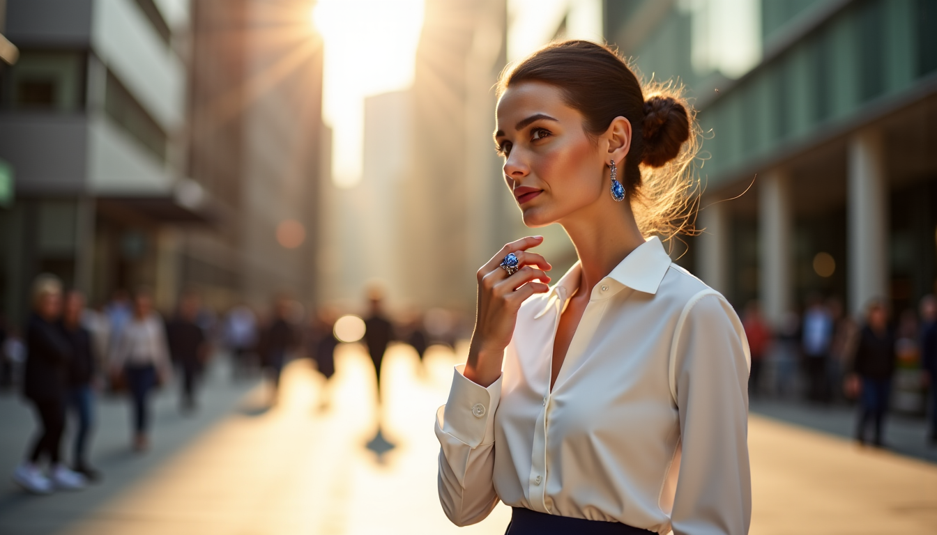 Illustration : cette citation souligne l'importance de choisir des bijoux — porter une bague saphir avec élégance au quotidien ?